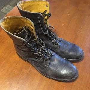 Men’s Frye boots Size 12. Distressed grey